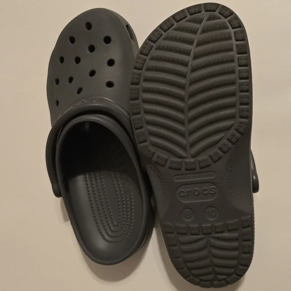 Gray Clogs with Strap - Picture 5 of 7